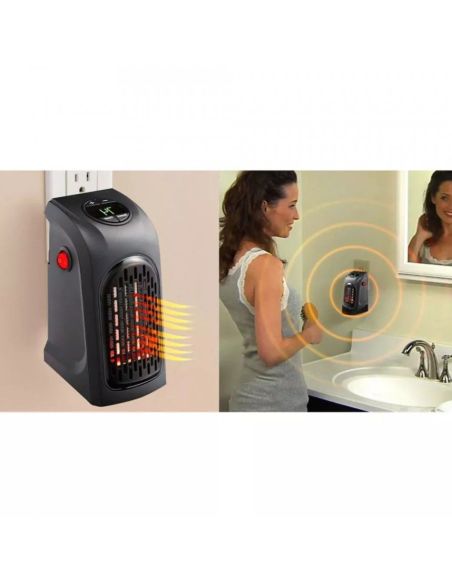 Mini aeroterma electrica 400w, aeroterma portabila, Elastix