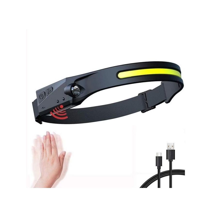 Lanterna LED pentru cap cu senzor,lanterna cu...