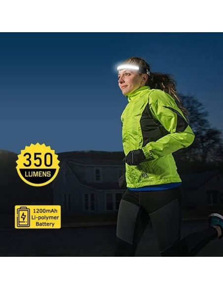 Lanterna LED pentru cap cu senzor,lanterna cu USB si senzor, Elastix