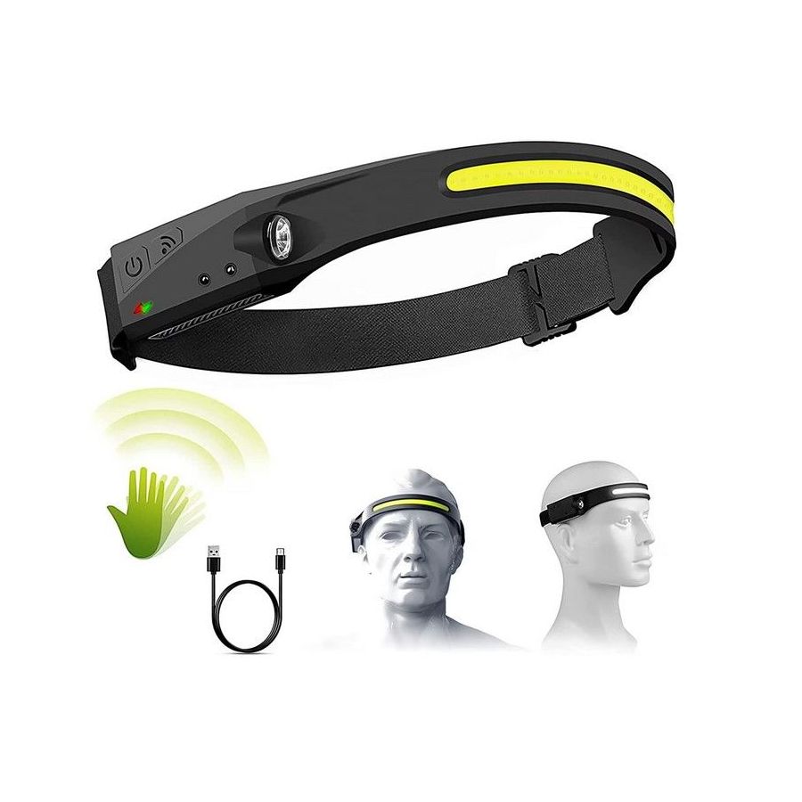 Lanterna LED pentru cap cu senzor,lanterna cu...