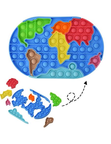 Jucarie Pop It, pop it harta, Elastix