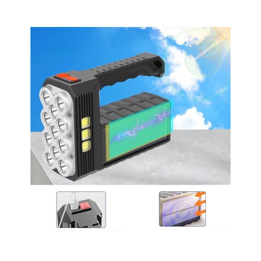 Lanterna portabila cu 8 LED-uri, lanterna cu...