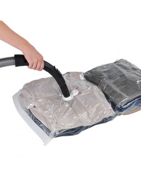 Sac reutilizabil pentru vidat 80 x 110 cm, sac vidat haine, Elastix