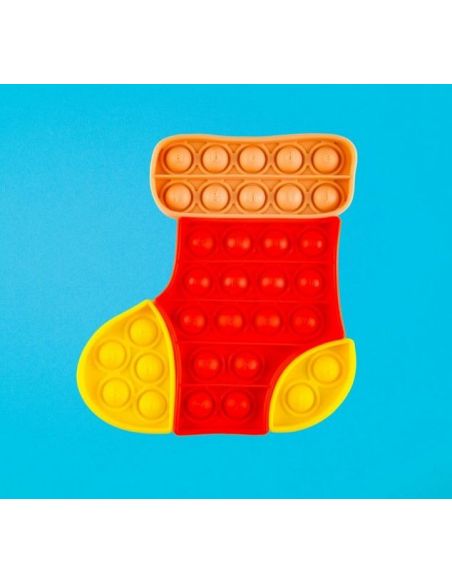 Jucarie Pop It, pop it Christmas shoe, Elastix