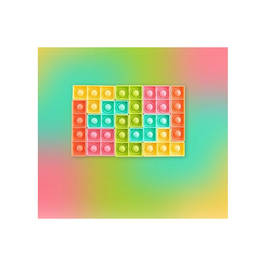 Jucarie Pop It, pop it tetris, Elastix