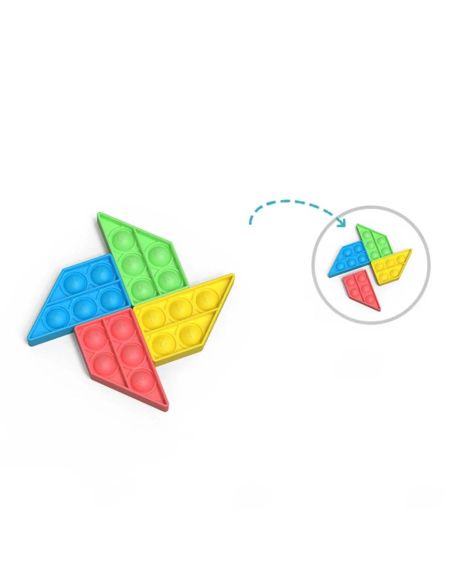 Jucarie Pop It, pop it 4 forme, Elastix