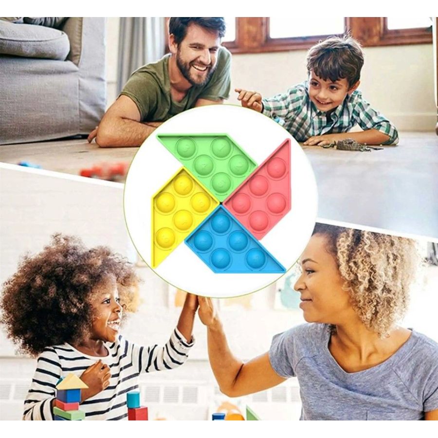 Jucarie Pop It, pop it 4 forme, Elastix