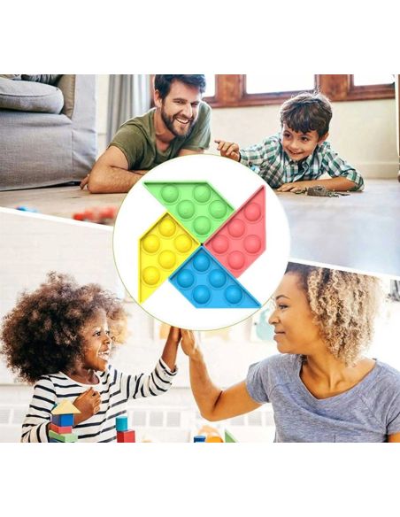 Jucarie Pop It, pop it 4 forme, Elastix