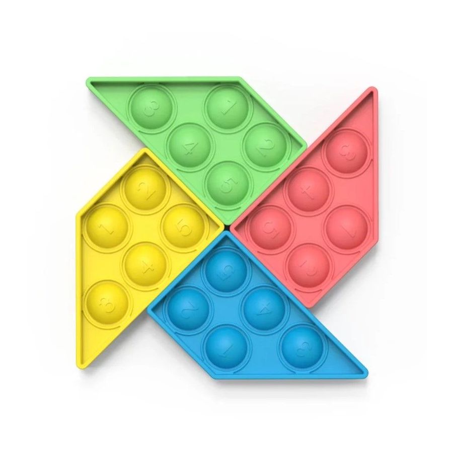 Jucarie Pop It, pop it 4 forme, Elastix