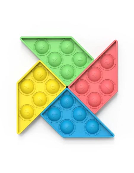 Jucarie Pop It, pop it 4 forme, Elastix