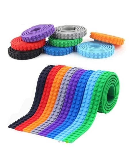 Set benzi adezive pentru lego, benzi pentru constructii, Elastix