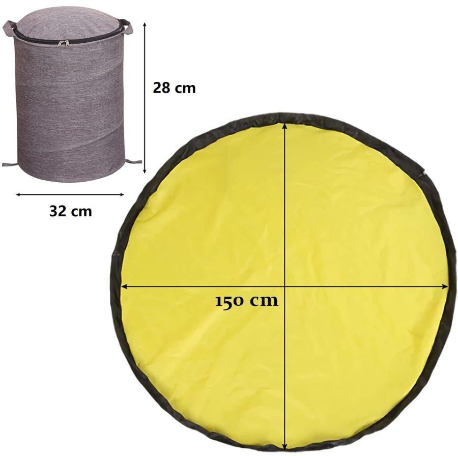 Cutie depozitare jucarii si covor pentru joaca,...