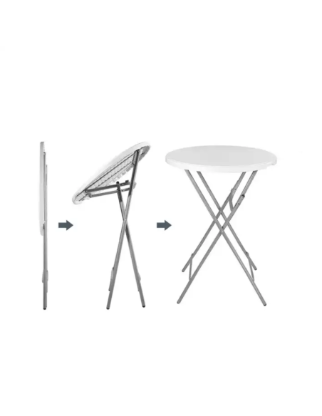 Set 20 mese cocktail 60 cm x 110 cm, masa evenimente, masa bar, masa pliabila, Elastix