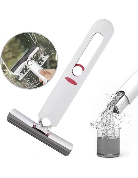 Mini mop universal, mop pentru multiple suprafete, mop geamuri, Elastix