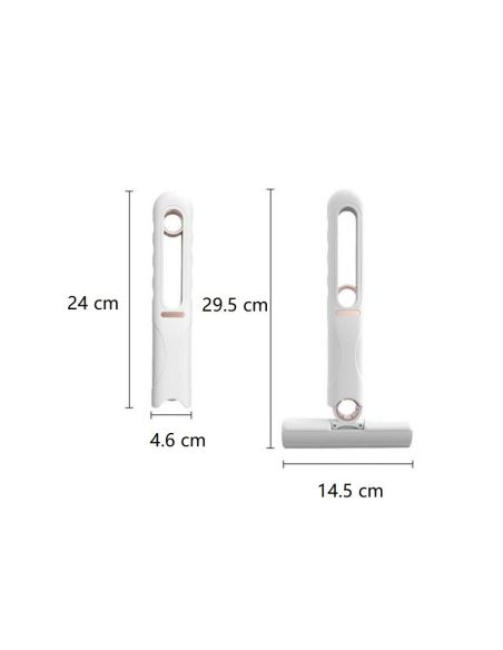 Mini mop universal, mop pentru multiple suprafete, mop geamuri, Elastix