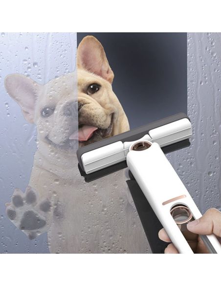 Mini mop universal, mop pentru multiple suprafete, mop geamuri, Elastix