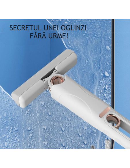 Mini mop universal, mop pentru multiple suprafete, mop geamuri, Elastix