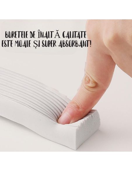 Mini mop universal, mop pentru multiple suprafete, mop geamuri, Elastix