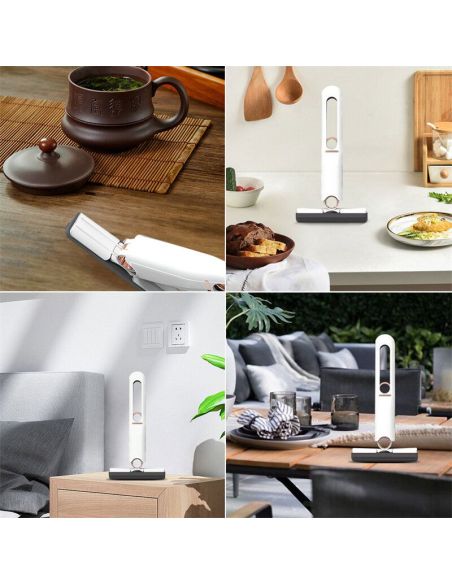 Mini mop universal, mop pentru multiple suprafete, mop geamuri, Elastix