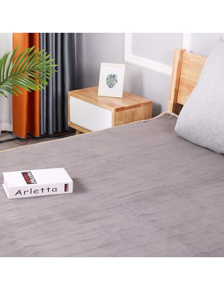 Patura pufoasa electrica 180 x 120 cm 100w, topper electric, patura incalzita Elastix