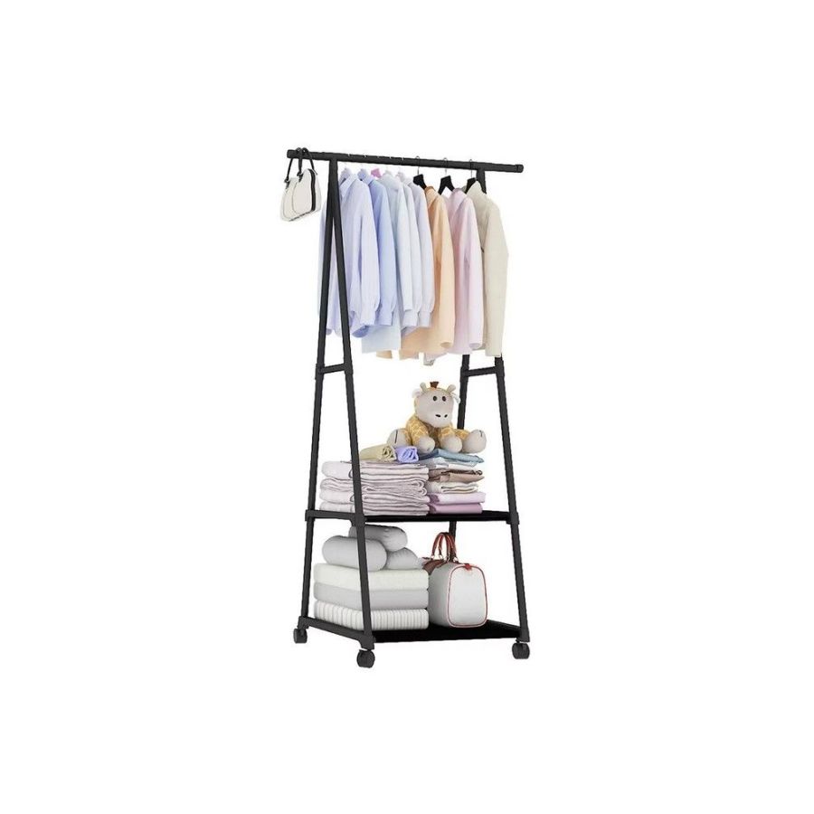 Organizator vintage pentru haine, suport negru...