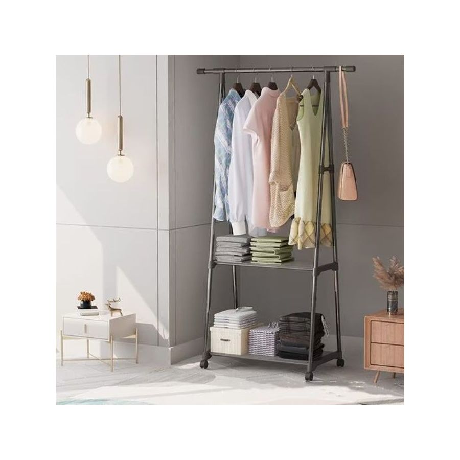 Organizator vintage pentru haine, suport negru...