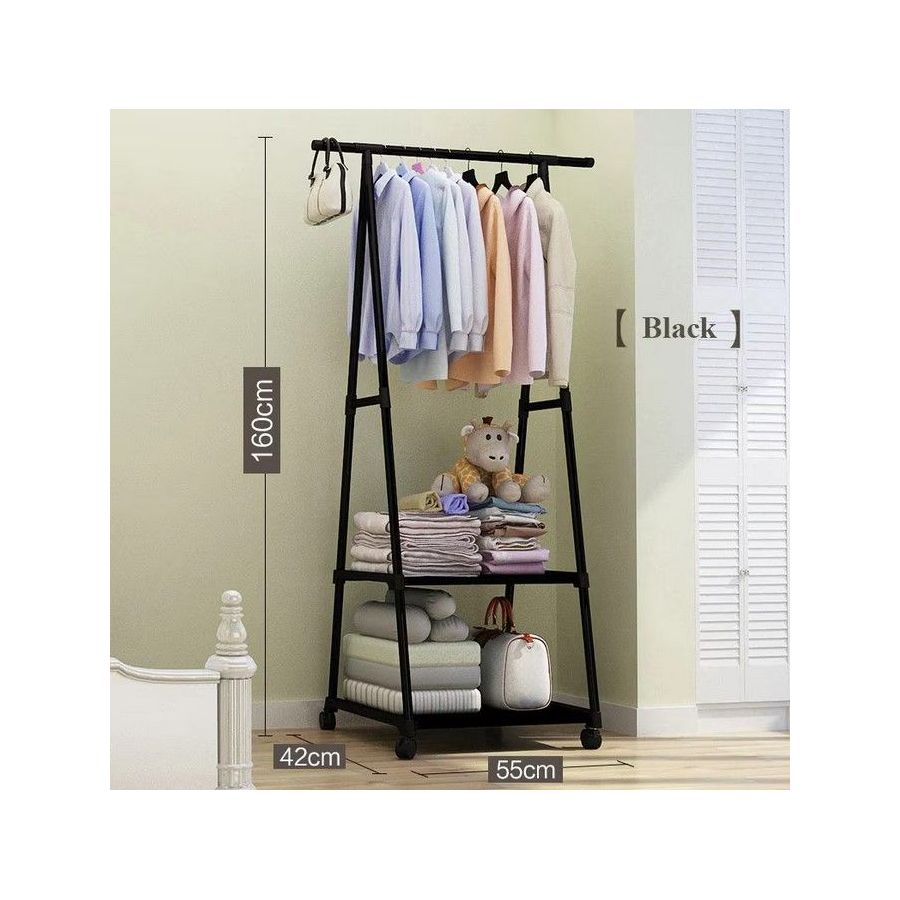 Organizator vintage pentru haine, suport negru...