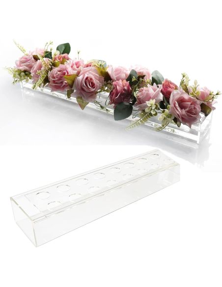 Suport flori evenimente, vaza cu 16 compartimente, vaza evenimente, suport flori horeca, Elastix