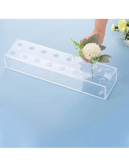 Suport flori evenimente, vaza cu 16 compartimente, vaza evenimente, suport flori horeca, Elastix