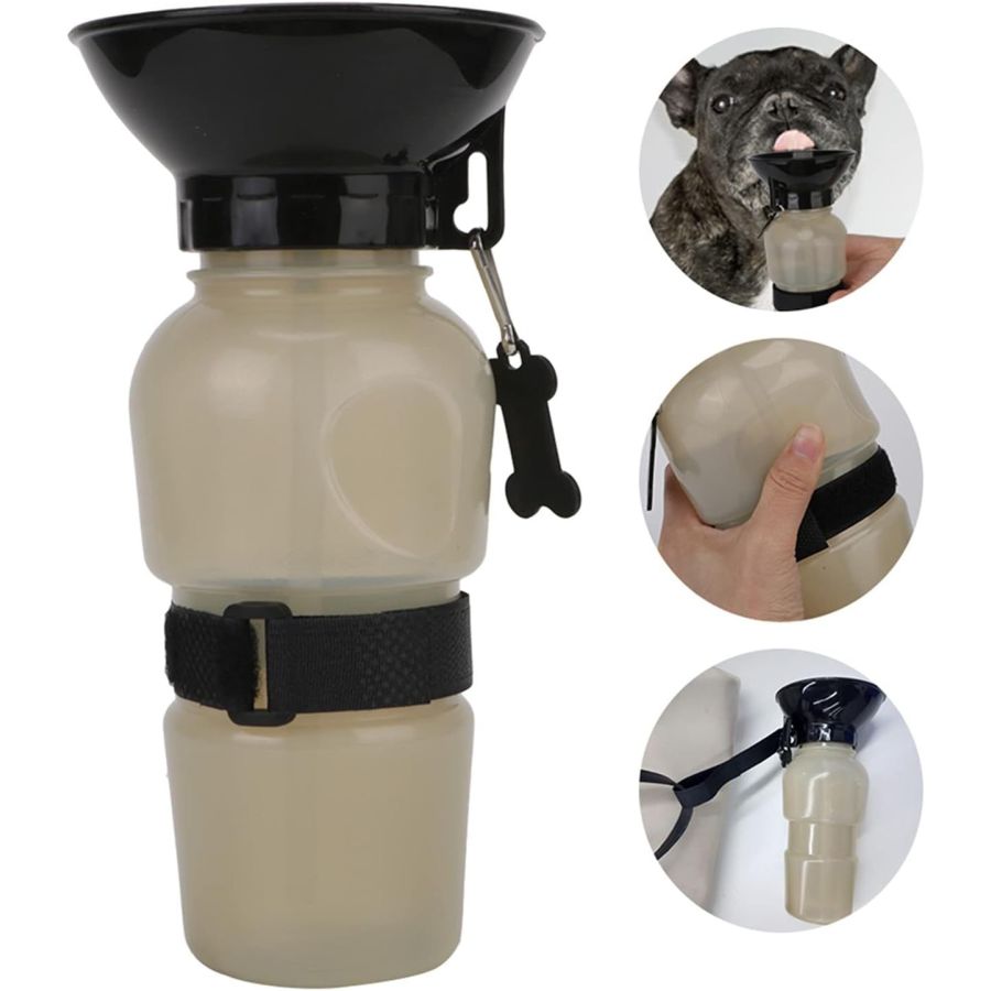 Sticla apa portabila catei, sticla cu bol...