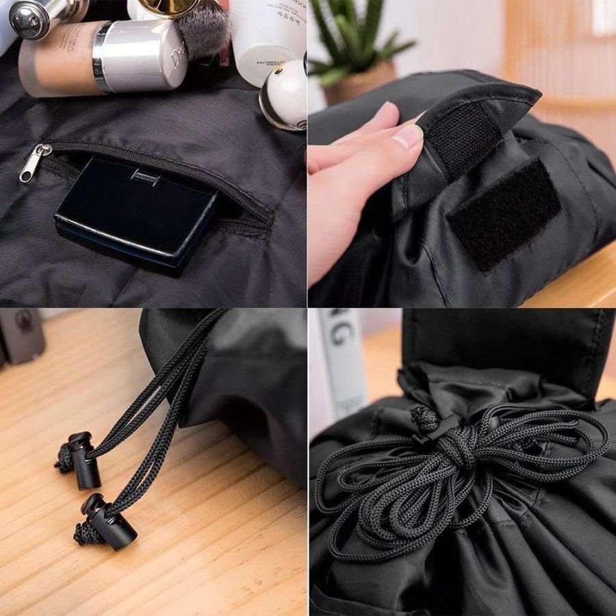 Geanta neagra pentru cosmetice, geanta make-up...