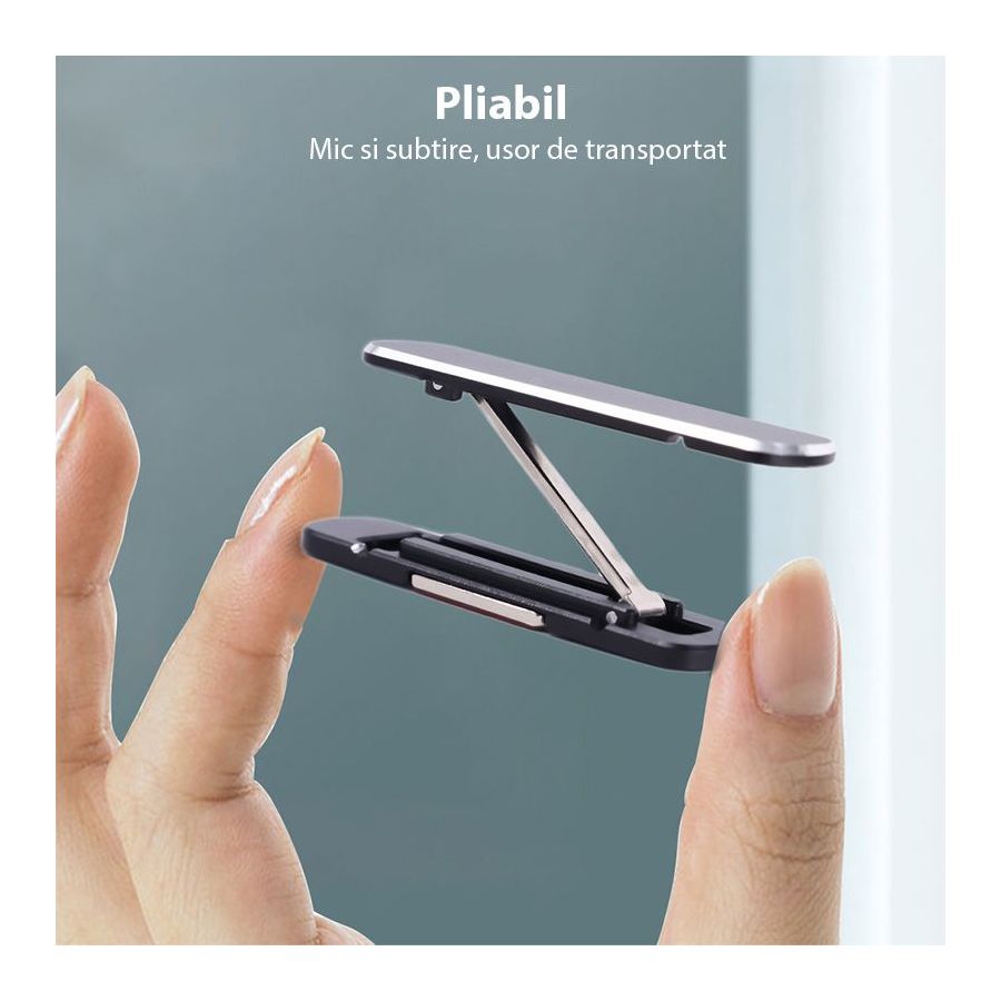 Suport aluminiu pliabil telefon, suport birou...