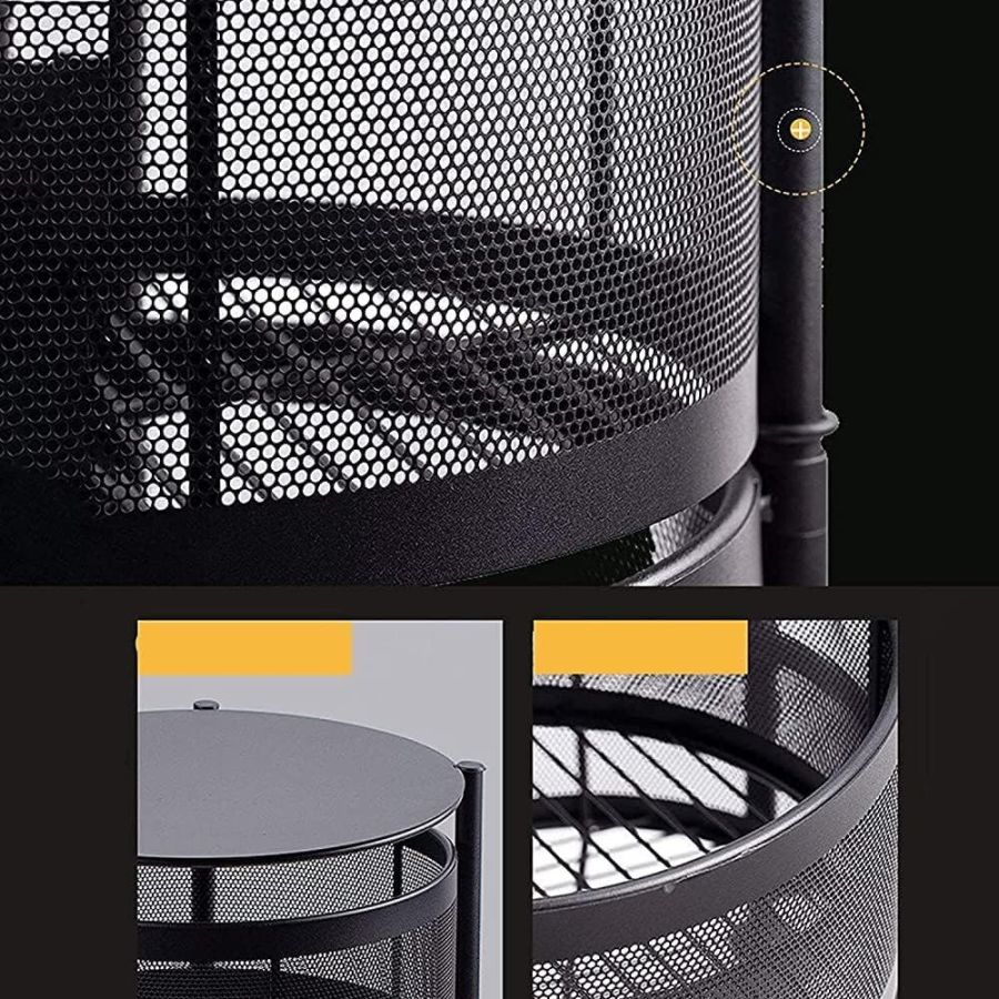 Raft metalic rotativ 4 etaje Pantry Pro,...