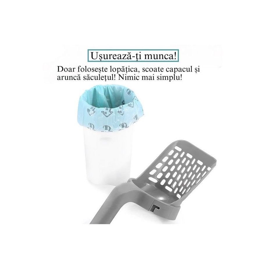 Lopatica cu saculeti pentru litiera, lopatica...