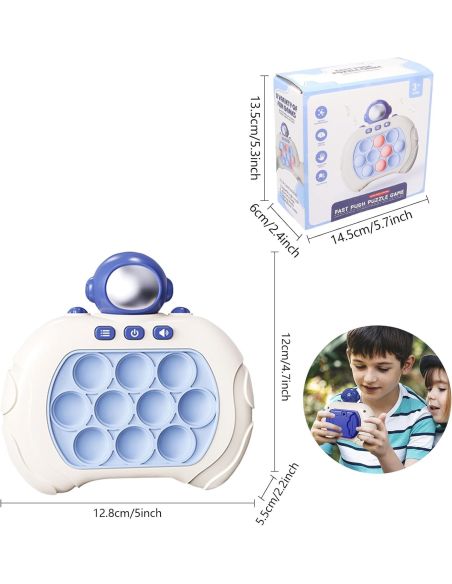 Jucarie pop it electrica, jucarie senzoriala, jucarie quick push bubble Elastix