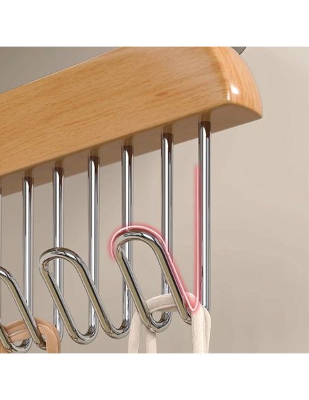 Umeras cu 8 carlige, umeras cravate, umeras premium, umeras multifunctional, Elastix