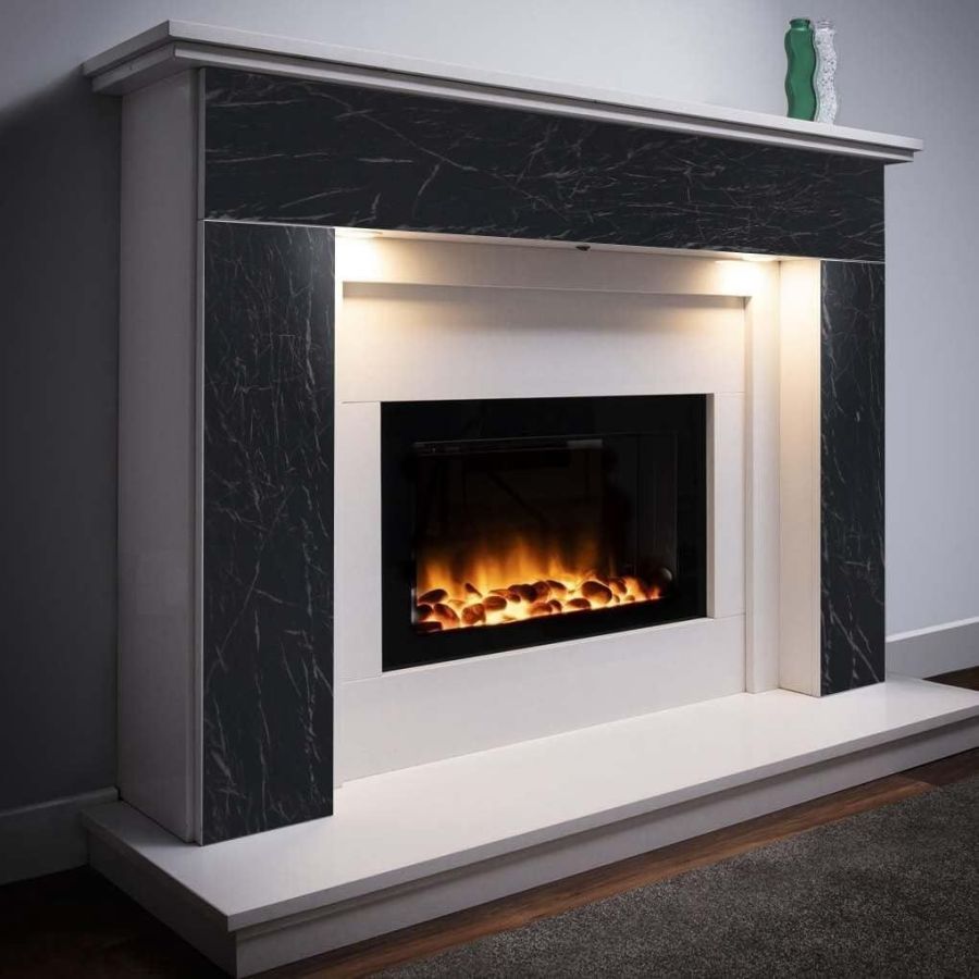 Autocolant blat bucatarie model marmura neagra,...