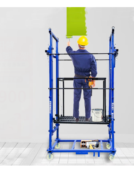 Schela cu motor 5m ridicare 500kg, schela metalica cu motor, schela electrica, schela cu lift, lift exterior Elastix