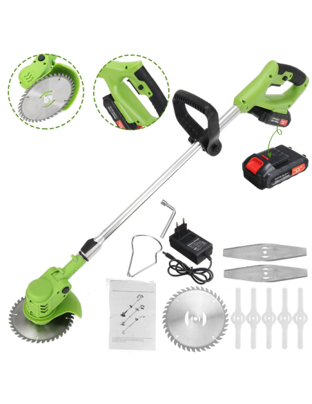 Motocoasa cu 10 discuri, motocoasa electrica 12V, Elastix