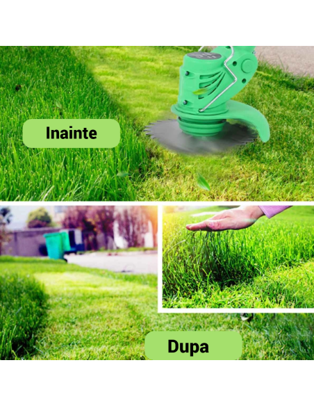 Motocoasa cu 10 discuri, motocoasa electrica 12V, Elastix