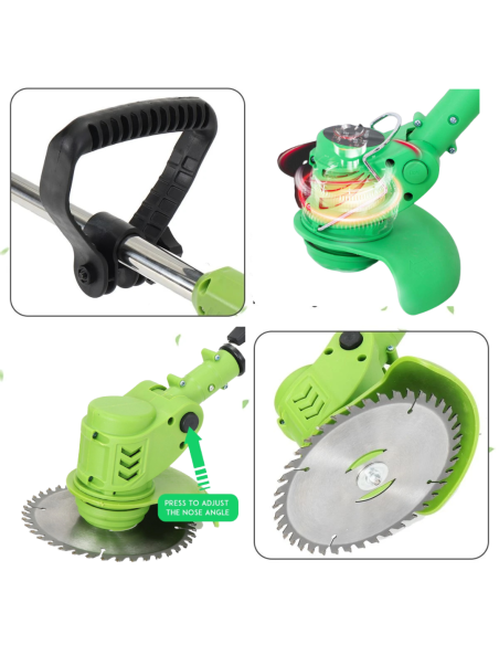 Motocoasa cu 10 discuri, motocoasa electrica 12V, Elastix