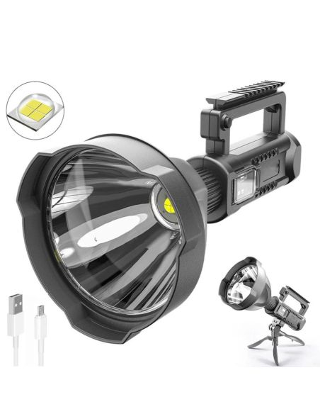 Lanterna LED, proiector, lanterna cu trepied, lanterna USB, Elastix