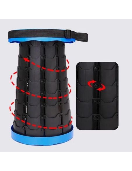 Scaun pliabil, scaun camping, scaun telescopic, scaun portabil, Elastix