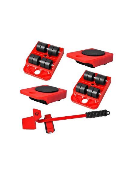 Set sistem cu cric pentru mutarea mobilei, sistem cu cric pentru mobila, Elastix