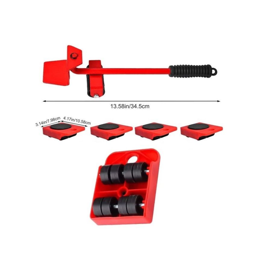 Set sistem cu cric pentru mutarea mobilei,...
