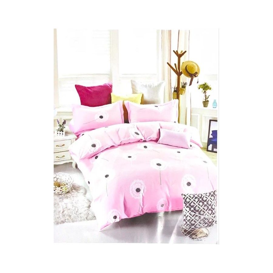 Lenjerie bumbac Dandelion, 2persoane, 4 piese,...