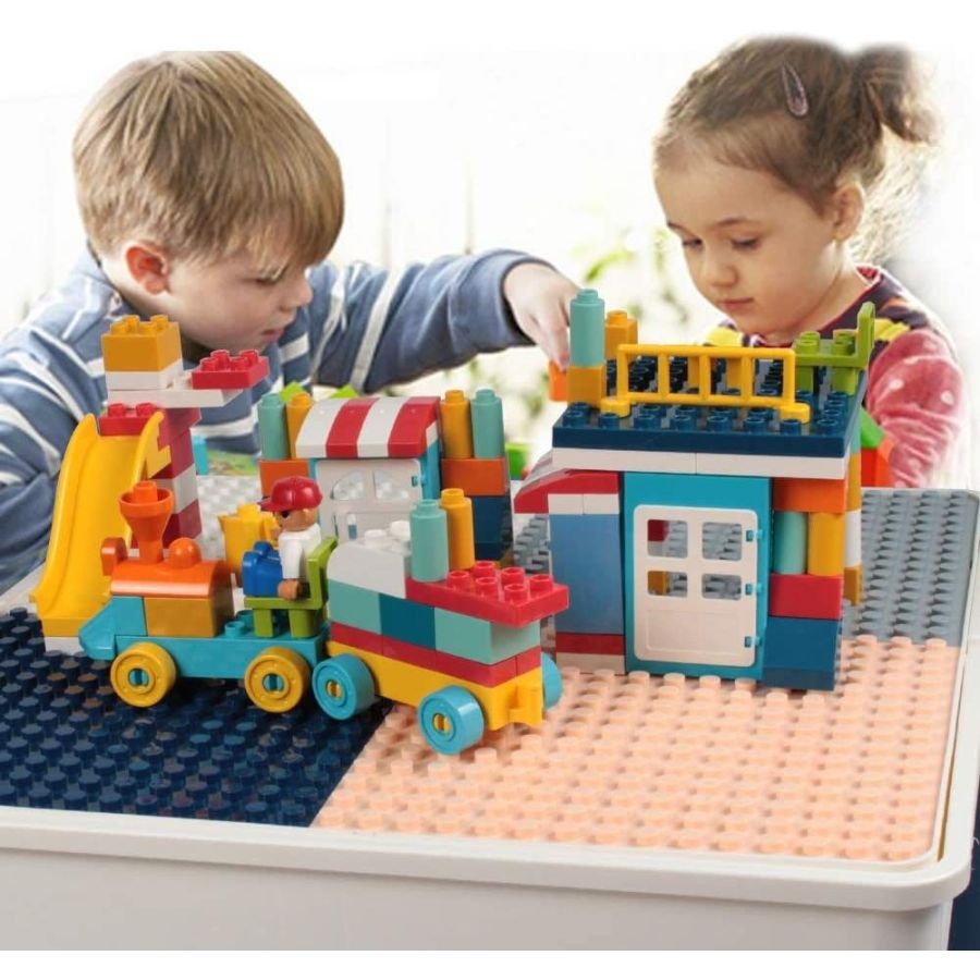 Set 2 mese tip lego pentru copii + 1 scaunel +...